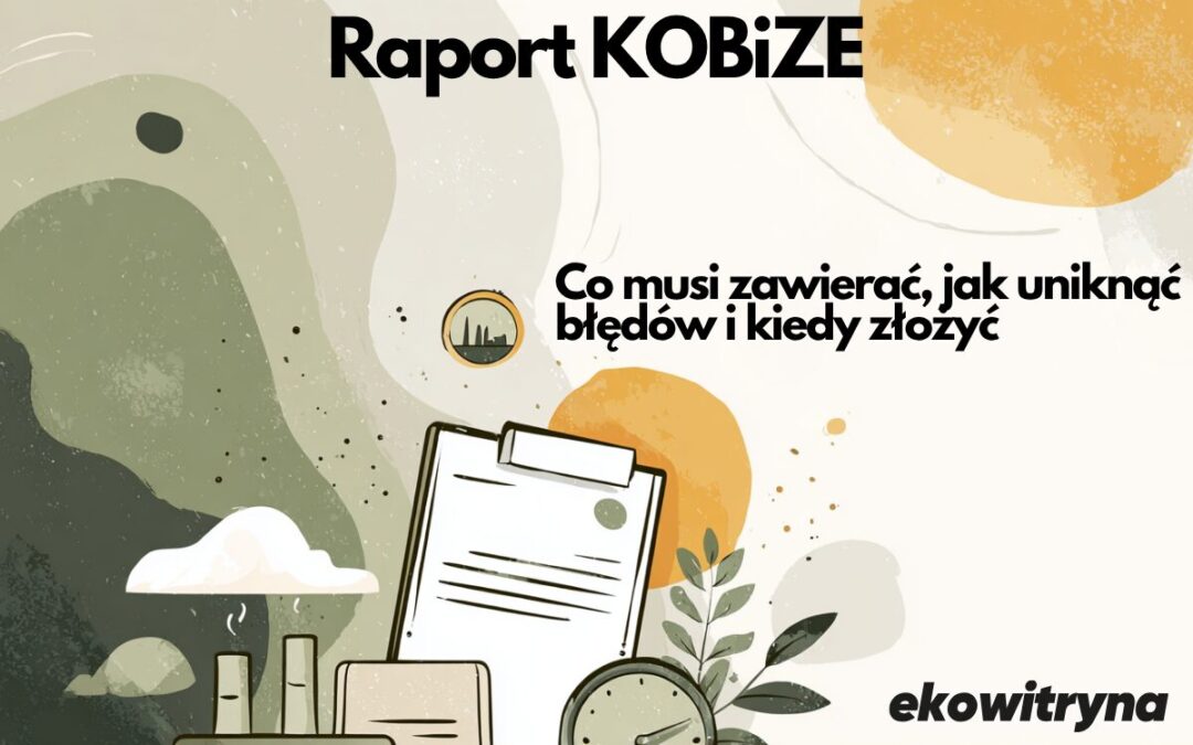 Raport KOBiZE – co musi zawierać, jak uniknąć błędów i kiedy złożyć